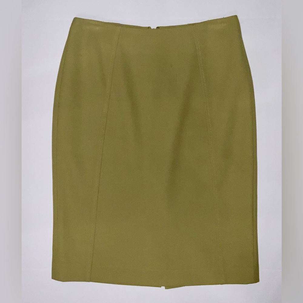 Halogen chartreuse skirt